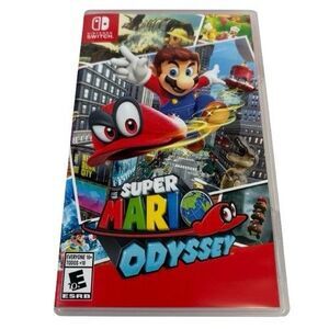 Super Mario Odyssey Starter Pack Nintendo Switch Complete Case & Cartridge WORKS
